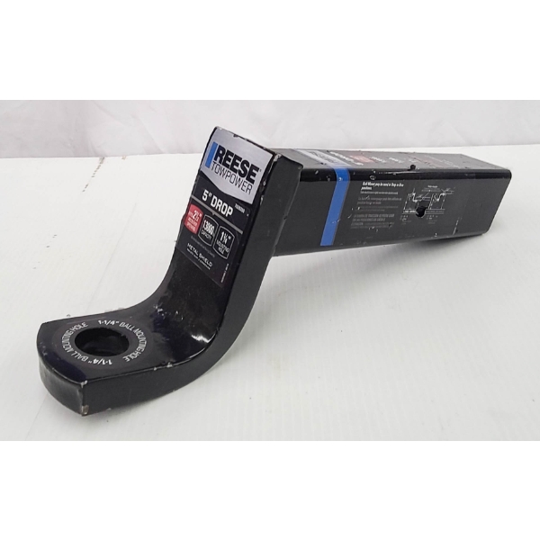REESE 5" DROP TRAILER HITCH RECEIVER 2 1/2" SHANK
