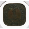 Image 1 : 1920 STRAITS / SETTLEMENT SCARCE (5Q) COPPER COIN