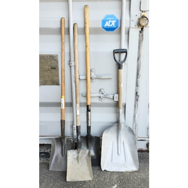 4 ASSORT. SHOVELS