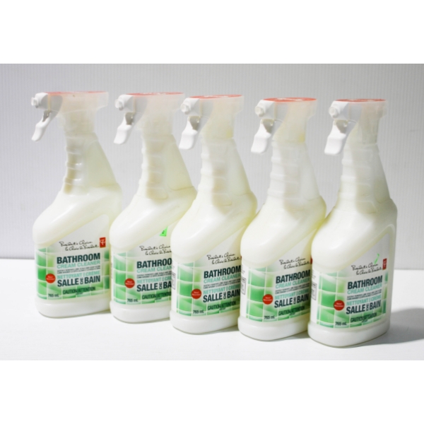 5 X 765ML PRESIDENT'S CHOICE BATHROOM CLEANER