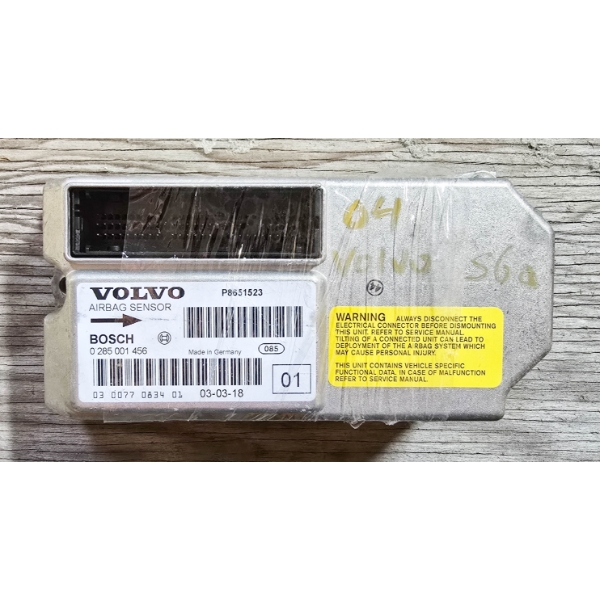 SALVAGED 2004 VOLVO S60 AIRBAG CONTROL MODULE