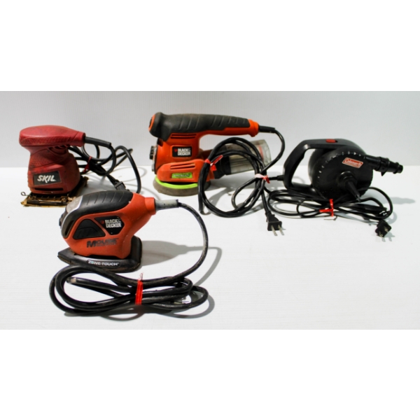 ASST. SANDERS - BLACK & DECKER SMART SELECT SANDER ETC.