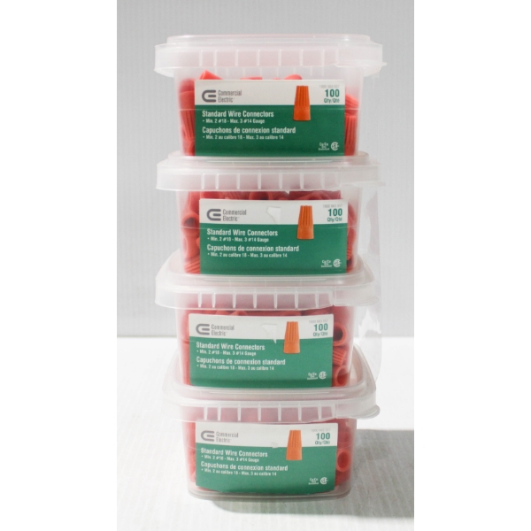 4 X 100 NEW CE STANDARD WIRE CONNECTORS