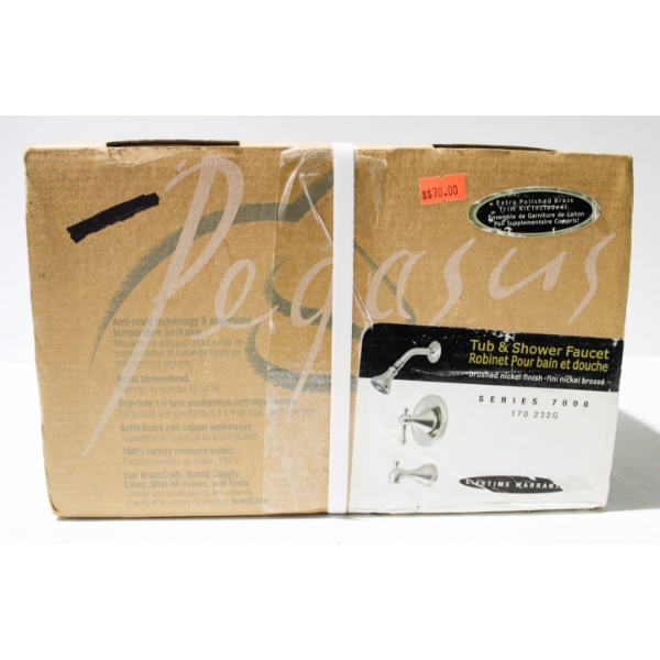 NEW PEGASUS TUB & SHOWER FAUCET SET