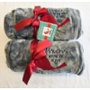 Image 1 : TWO CARING CARDINALS EMBROIDERED BLANKETS