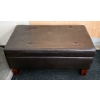 Image 1 : LEATHER STORAGE OTTOMAN