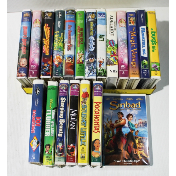 CHILDREN'S VHS MOVIES - DISNEY ETC.