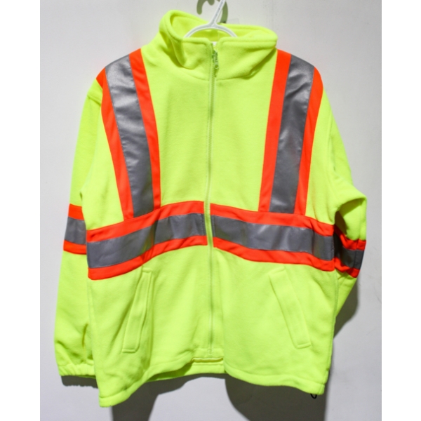 NEW SCOTCHLITE REFLECTIVE FLEECE JACKET - SIZE M