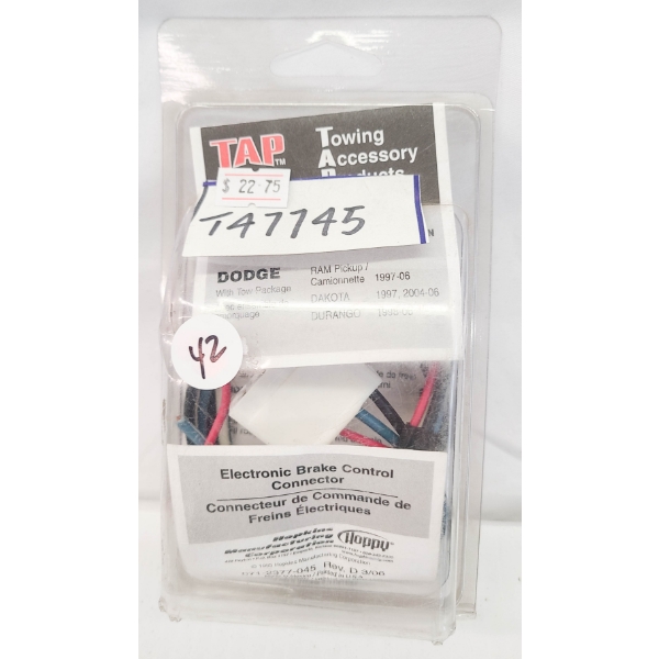 NEW DODGE ELECTRONIC BRAKE CONTROL CONNECTOR