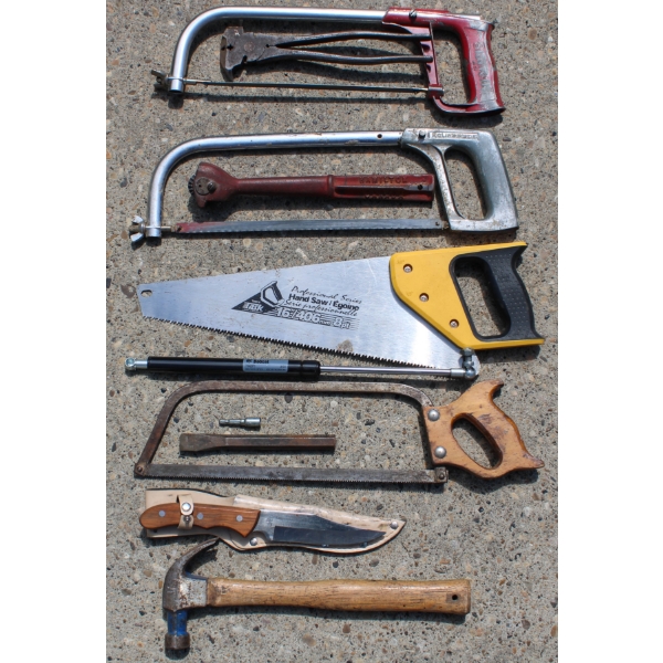 HAND TOOLS - SAWS - FENCING PLIER ETC.