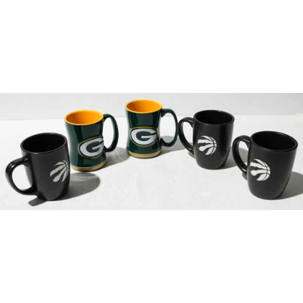  3 NEW NBA TORONTO RAPTORS COFFEE MUGS