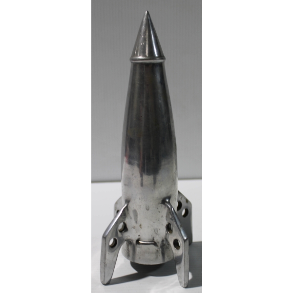 VINTAGE ALUMINUM COLLECTABLE ROCKET