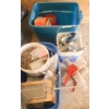 Image 2 : ASST ESTATE TOOLS & FASTENERS - CASTORS - SAW - SEWER SNAKE ETC.