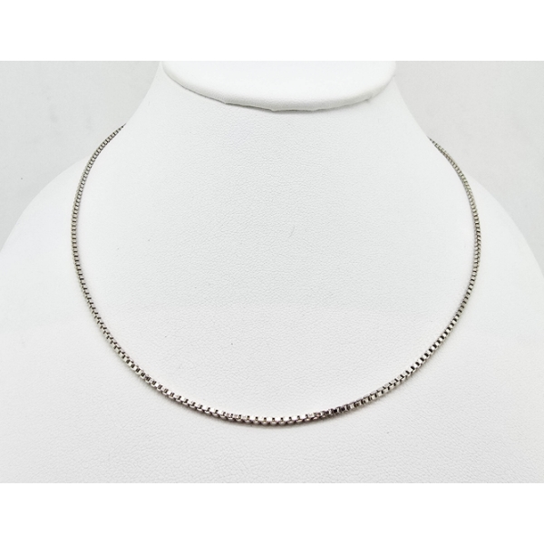 .925 SILVER 24" BOX NECKLACE