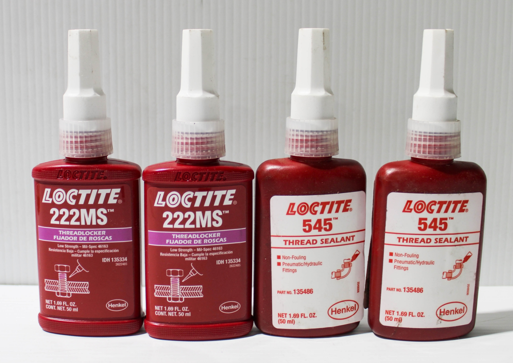 Loctite For Threads 4 X 50ML LOCTITE THREADLOCKER & THREAD SEALANT