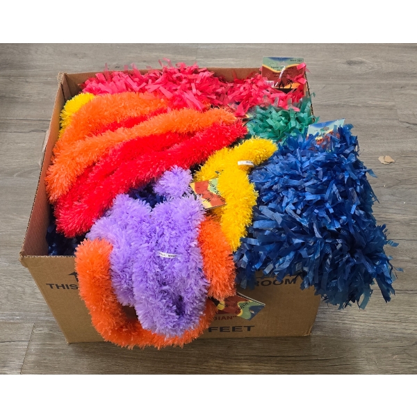 BOX OF ASSORT. PARTY LEI'S