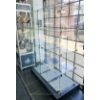 4 TIER GLASS & BRASS INTERLOCKING DISPLAY - LOCKABLE