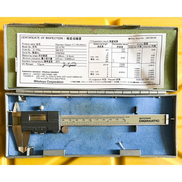 MITUTOYO DIGIMATIC CALIPER USED