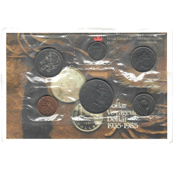 1985 CANADA PROOF MINT SEALED COIN SET