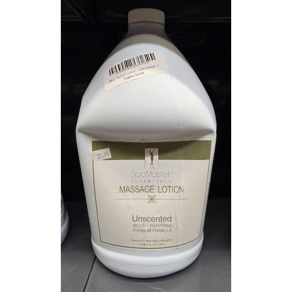 1 GALLON SPA MASTER UNSCENTED MASSAGE OIL