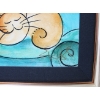 Image 2 : LADY & CAT ABSTRACT ERIC WAUGH SIGNED FRAMED PRINT