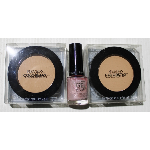 REVLON COLORSTAY PRESSED POWDER & GEL ENVY NAIL POLISH