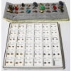 Image 1 : NEW 27 RINGS & 35 EARRINGS W/ DISPLAY - ASST. SIZES