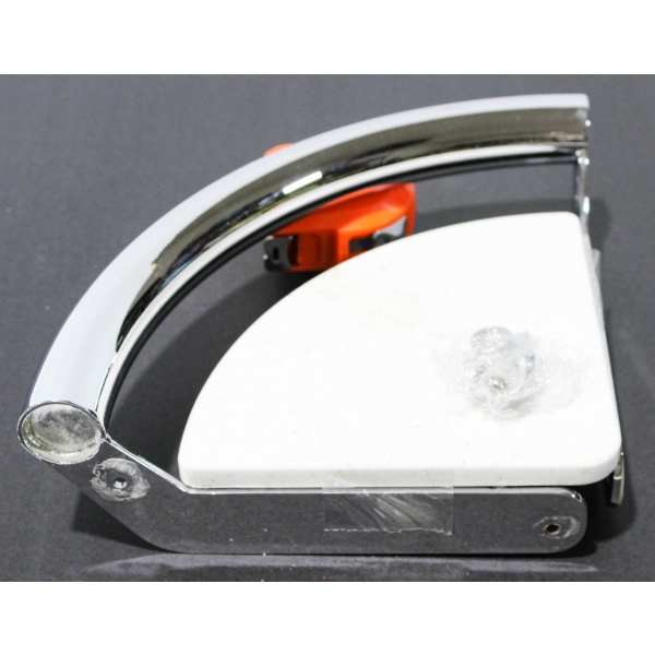 9" INVISIA 2 IN 1 CORNER SHELF W/ GRAB BAR
