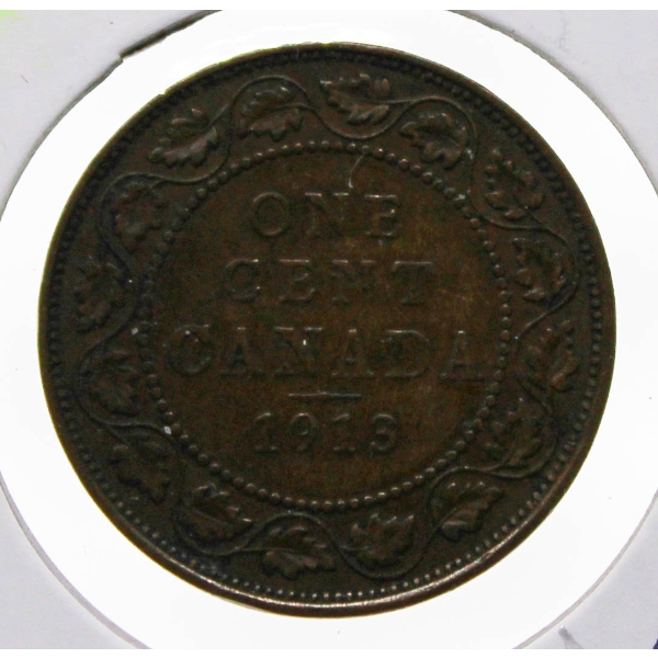 1913 CANADIAN LARGE PENNY KING GEORGE V