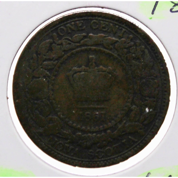 1861 NOVA SCOTIA VICTORIAN LARGE PENNY
