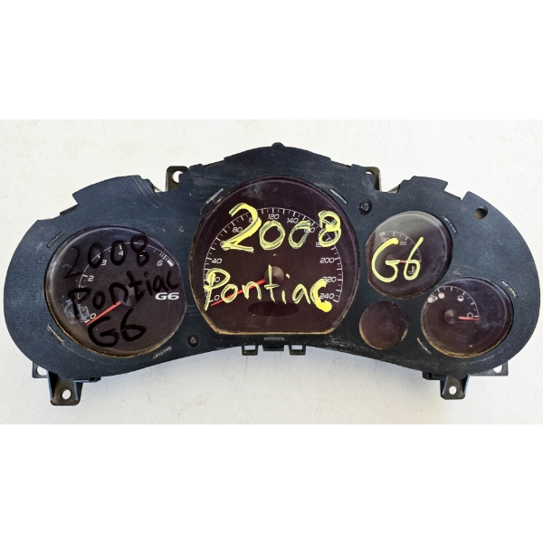 SALVAGE DASHBOARD FOR 2008 PONTIAC