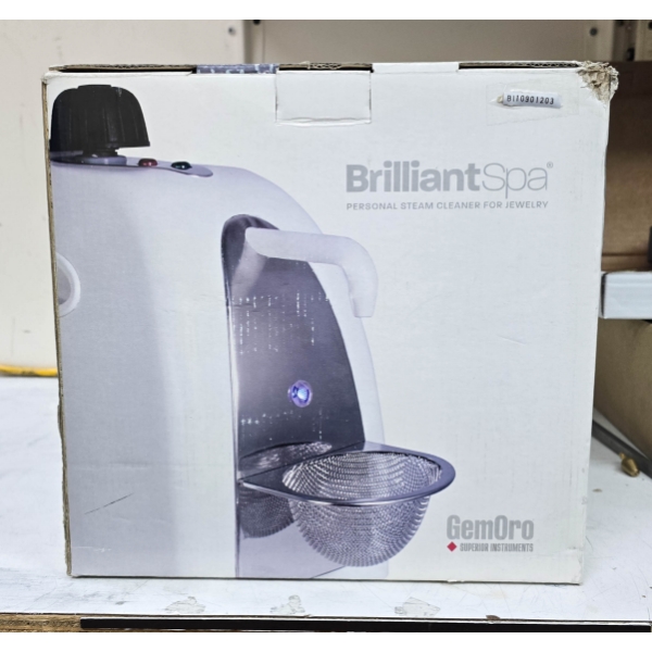 UNUSED BRILLIANT SPA PERSONAL STEAM CLEANER