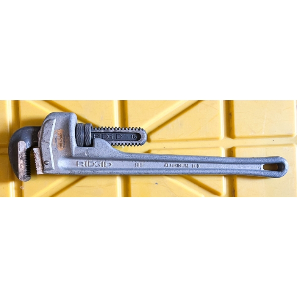 18" RIDGID ALUMINUM HEAVY DUTY PIPE WRENCH