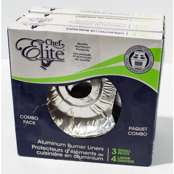 4PKS ALUMINIUM STOVE BURNER LINERS