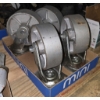 Image 1 : 4 METAL SWIVEL CART CASTERS