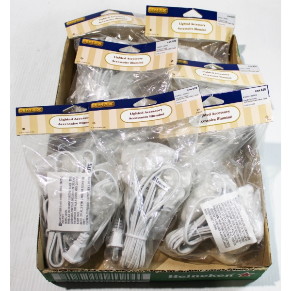 7 NEW LEMAX FOUR LIGHTED C0RDS