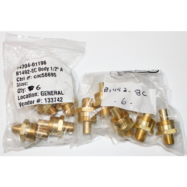 13 NEW B1492-8C FAIRVIEW AIR BRAKE HOSE BODY