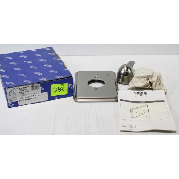 NEW GROHE PRESSURE BALANCE VALVE TRIM W/ HANDLE