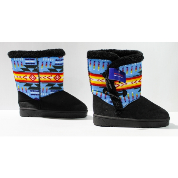 NEW WOMEN'S NU TRENDZ BOOTS - SOUTHWEST DESIGN - BLUE