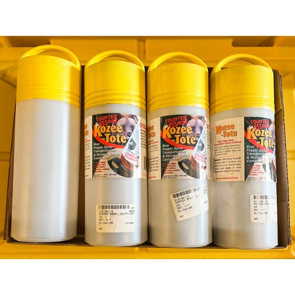 4 KOZEE TOTE BEAR PEPPER SPRAY STORAGE CONTAINER
