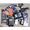 Image 1 : ASST. ESTATE CORDLESS TOOLS W/ BATTERIES & CHARGERS