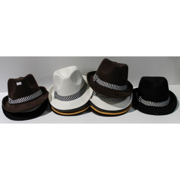 12 NEW FEDORA FELT HATS
