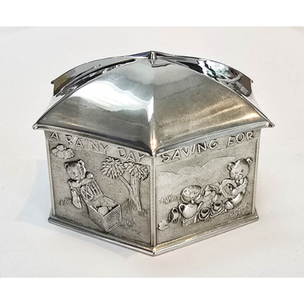 NEW PEWTER ROYAL SELANGOR CARNIVAL COIN BANK