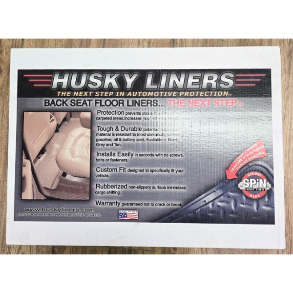HUSKYLINERS DODGE BACK SEAT FLOOR MATS 60832