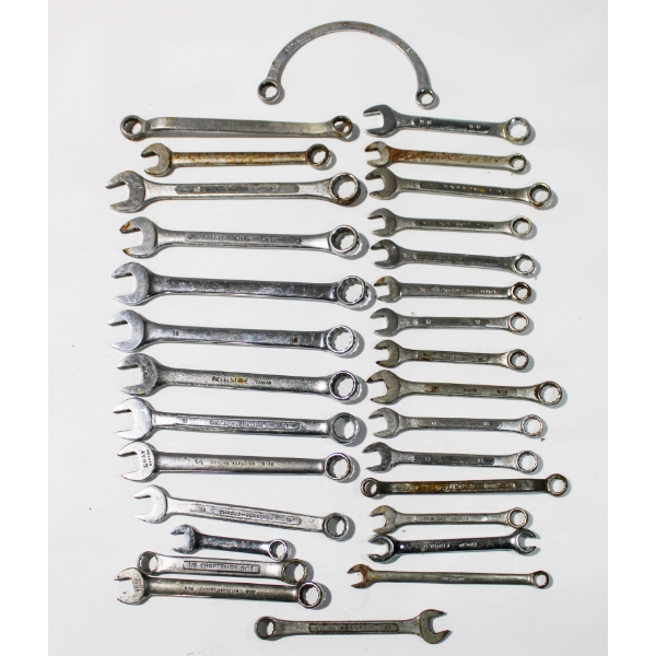 ASST. WRENCHES - 1/2" 9/16 MAC HALF MOON WRENCH ETC.