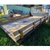 Image 3 : ONE TON SERVICE TRAILTECH DECK 7' X 10' 6" W/ TOOLBOXES & RAILS