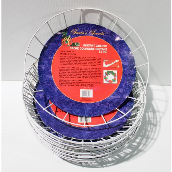 15 NEW 13" INSTANT WREATH FRAMES