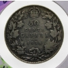 Image 1 : 1918 CANADIAN SILVER 50 CENT COIN