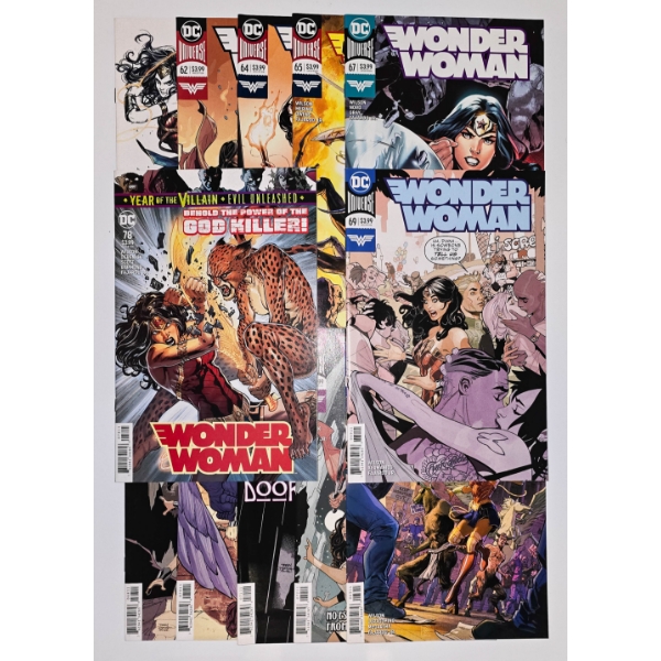 12 ASST. WONDER WOMAN COMICS BY DC COMICS