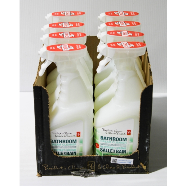 8 X 765ML PRESIDENT'S CHOICE BATHROOM CLEANER
